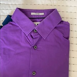 Medium fitted express 1mx purple shirt